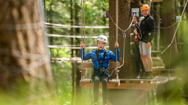 Klimbos Garderen zit zipline