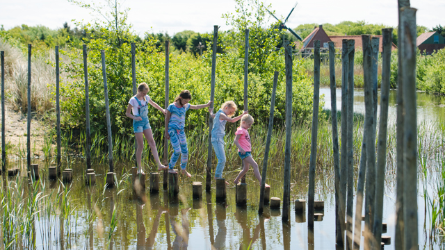 Groepsverblijven Ameland blotevoetenpad