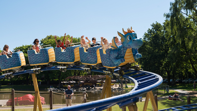 Speelpark Oud Valkeveen achtbaan draak