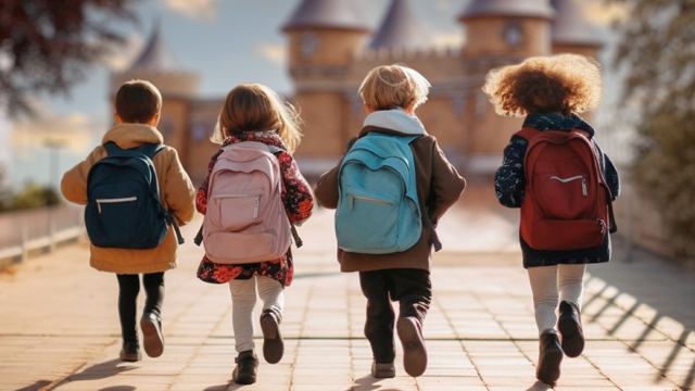 Bommelwereld schoolkinderen