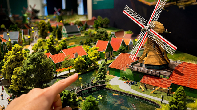 Miniatuur Museum Amsterdam molen