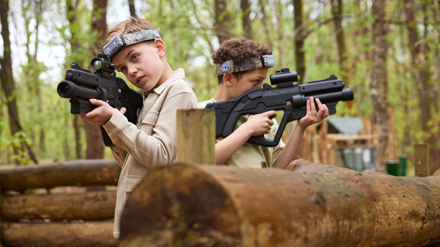 Klimrijk lasergame