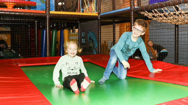 Cowboy Indianen Speelreservaat trampoline