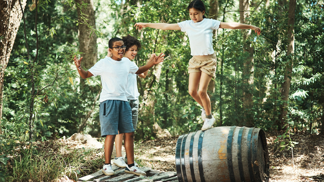 Schoolpleinreisje Rollende ton