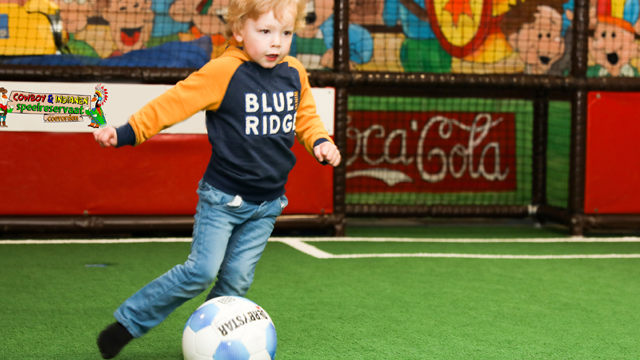 Cowboy Indianen Speelreservaat voetbal